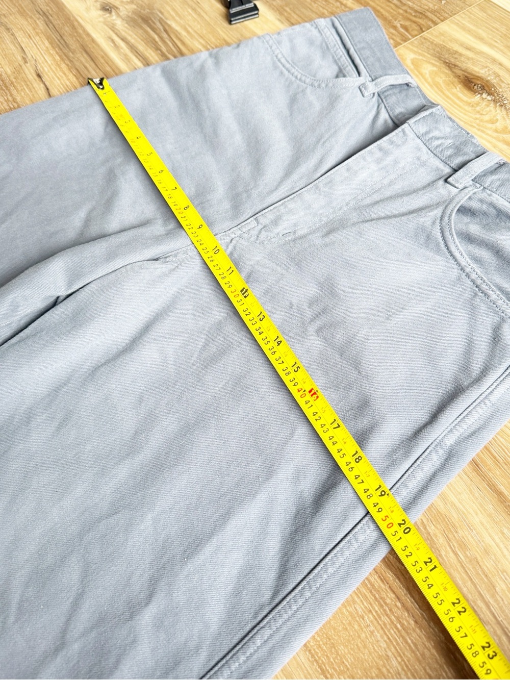 Uniqlo Light Blue High-Waist Pants - Picture 10 of 14
